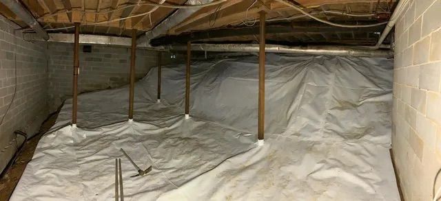 vapor barrier installation in downtown birmingham