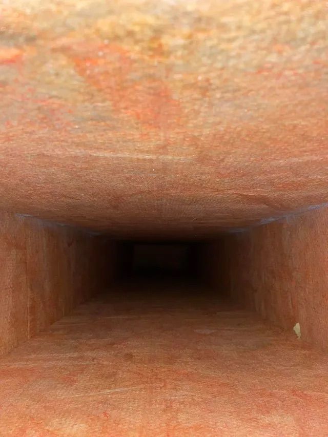 HVAC trunkline after cleaning in Birmingham, AL