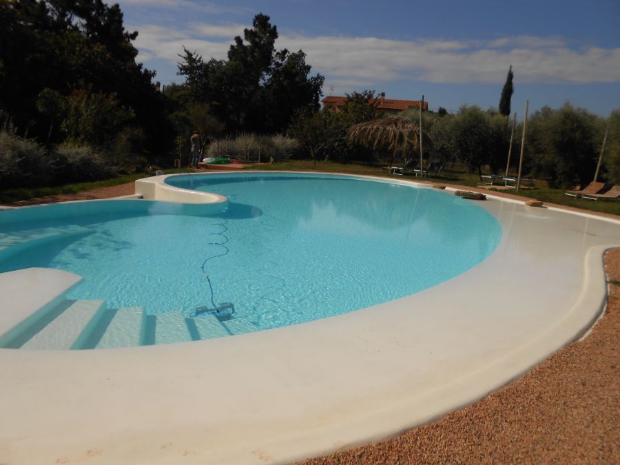 Piscina a forma circolare
