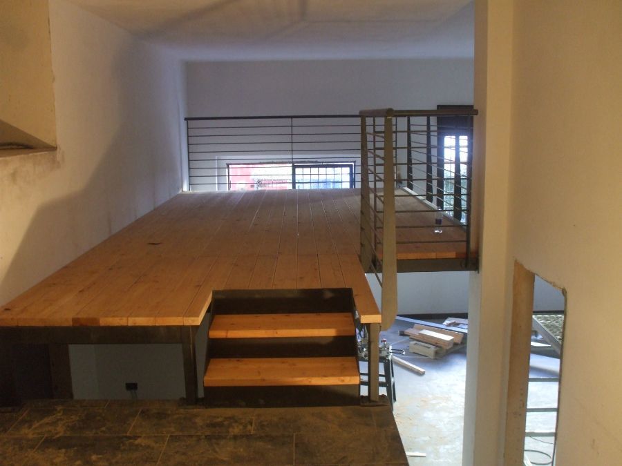 Soppalco con parquet