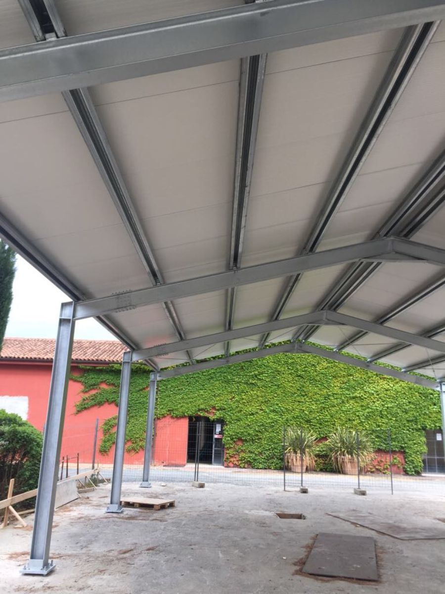 Gazebo in acciaio