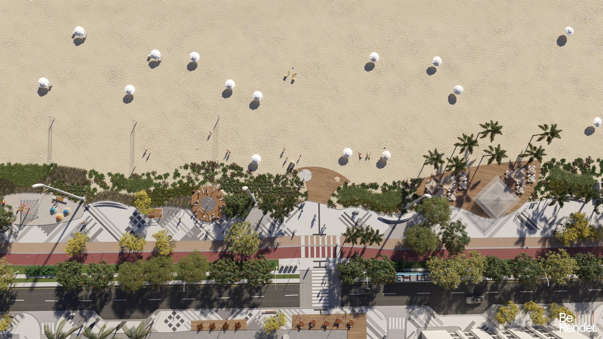 Reurbanização da orla da Praia Central inicia nesta quinta-feira