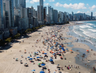 Abertura da Temporada na nova Praia Central...