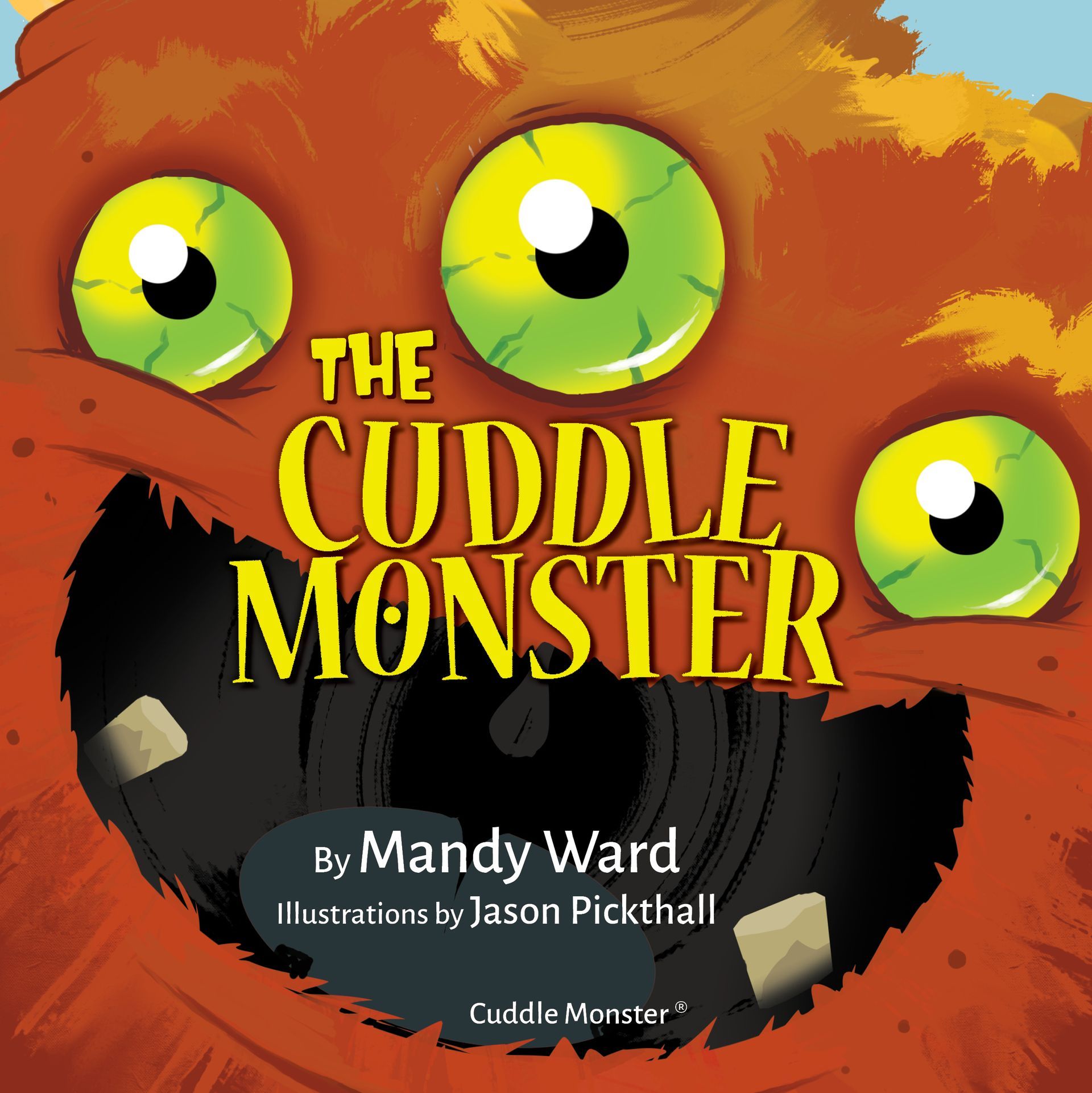 Illustrated picture book about a Cuddle Monster who helps children who are anxious, fearful or frig