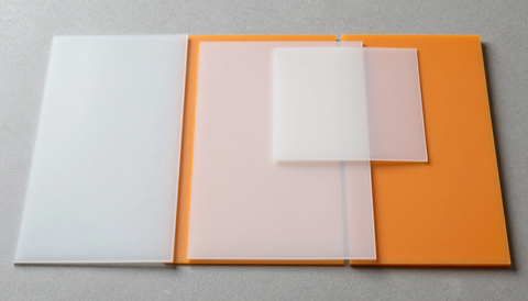 Planchas de silicona blanca y naranja M&M