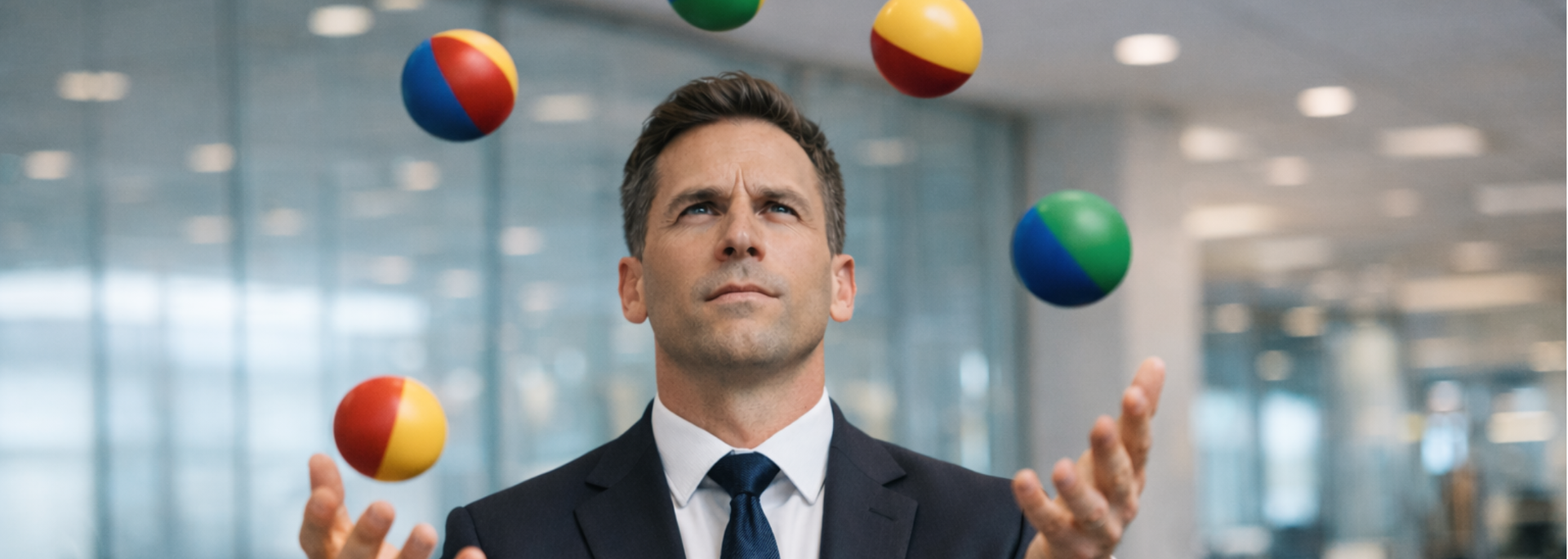 Picture of a man juggling. Picture of a man juggling.