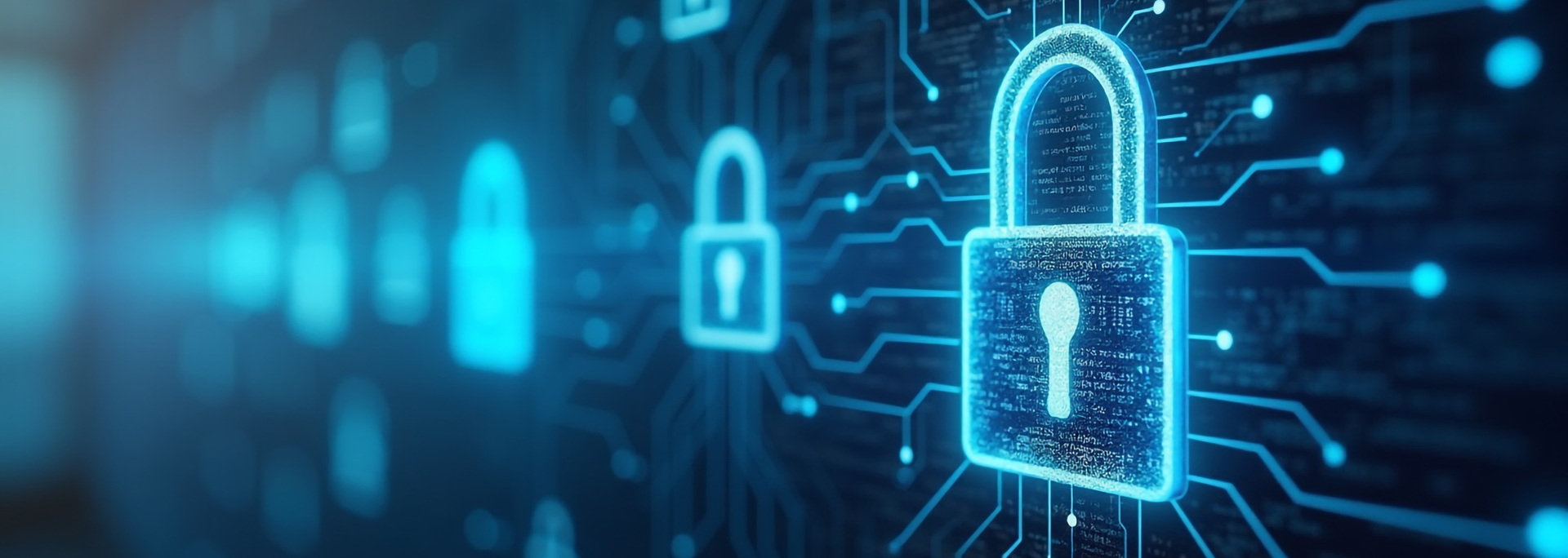 Picture representing digital security. 