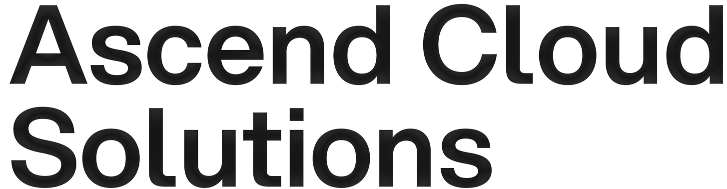 Ascend Cloud Solutions in black text.