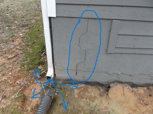 cracked foundation