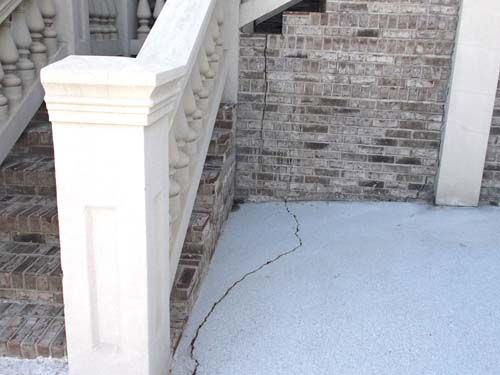 cracked foundation