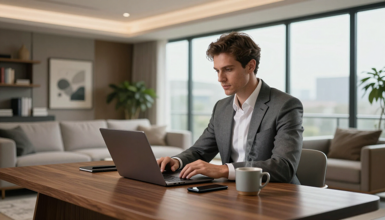 Business Traveler Workspace