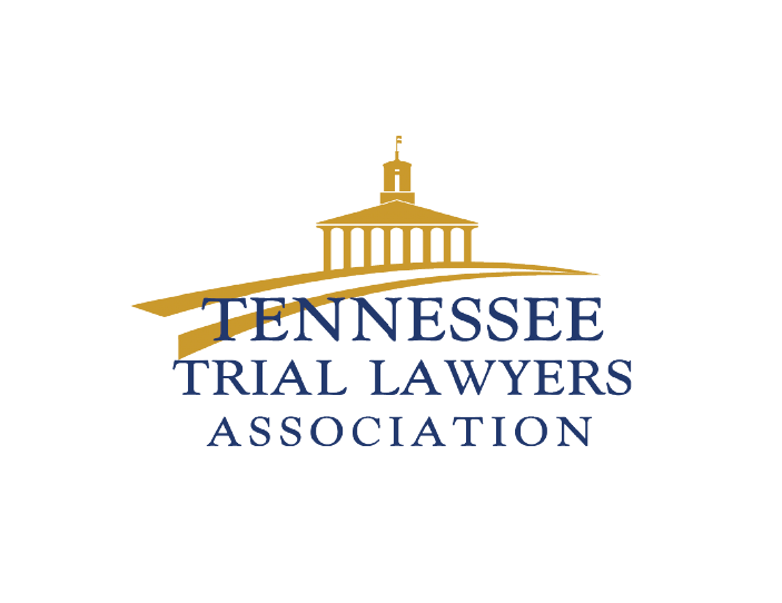 Tennessee Trial Lawyers Association logo featuring a capitol building in gold and blue text.