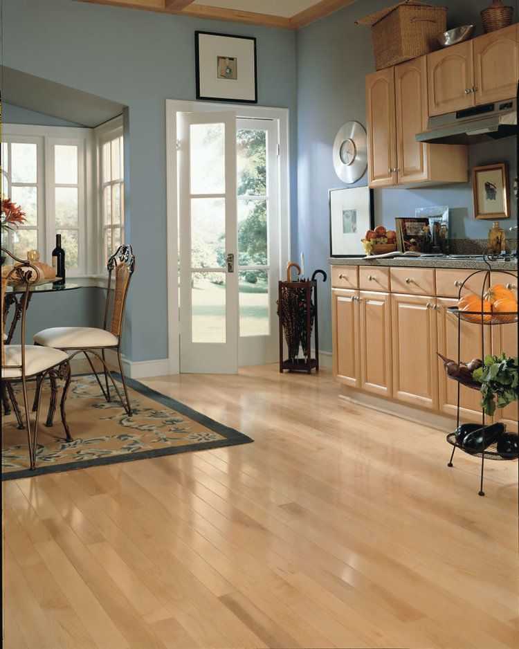 Light Kitchen Hardwood Floor - Mundelein, IL - Wizard of Wood Flooring
