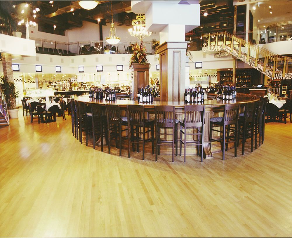 Commercial Bar Room - Mundelein, IL - Wizard of Wood Flooring