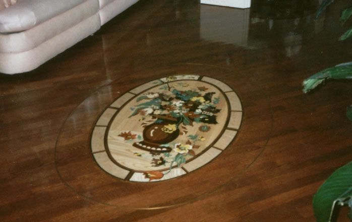 Floor Medallion - Mundelein, IL - Wizard of Wood Flooring