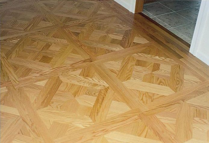 Diagonal Style Design Floor - Mundelein, IL - Wizard of Wood Flooring