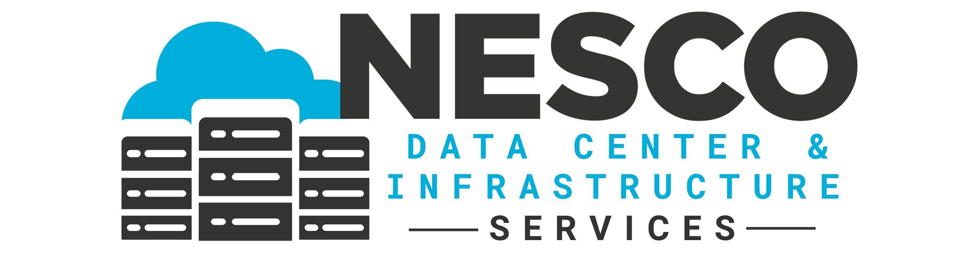 Logo for Nesco Resource featuring a blue stylized eye icon to the left of the company name in black and blue text.