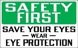 A green and white sign that reads: