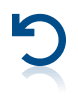 A blue counter-clockwise circular arrow icon with a subtle reflection underneath.