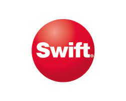 The swift logo is in a red circle on a white background.