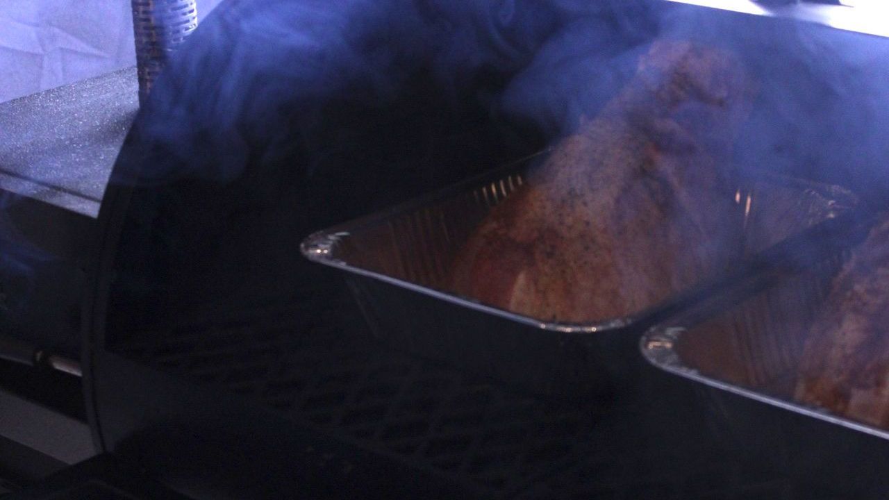 smoking the ham