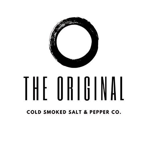 The original cold smoked salt and pepper logo