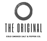 The original cold smoked salt and pepper logo