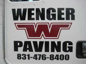 Wenger Paving — Santa Cruz County — Wenger Paving