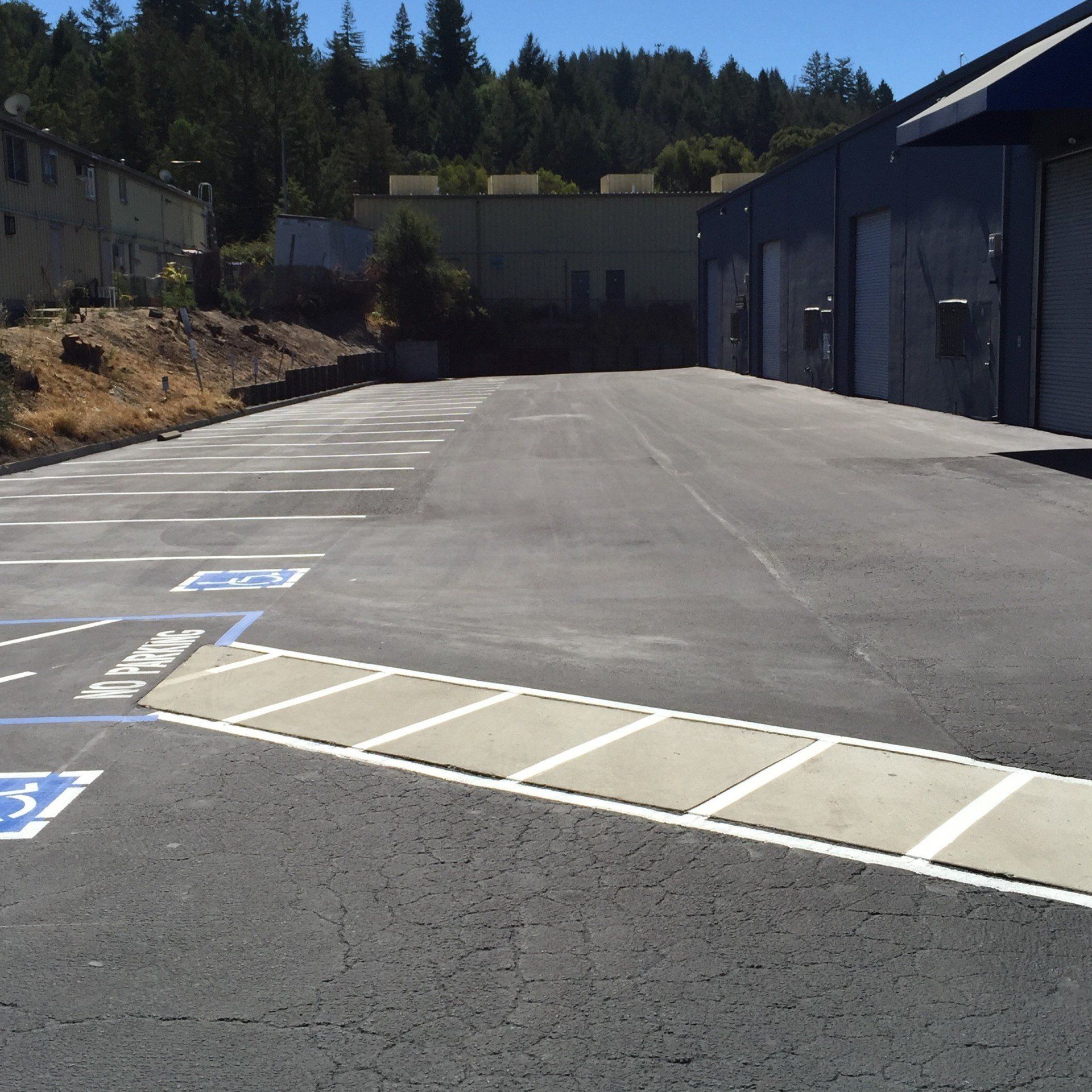 Seal and Coat Striping Paving Works - Scotts Valley, CA - Wenger Paving