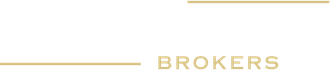 Logo with the word BROKERS in gold.