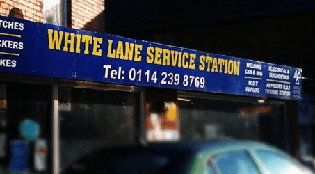 White Lane Service station car mechanics