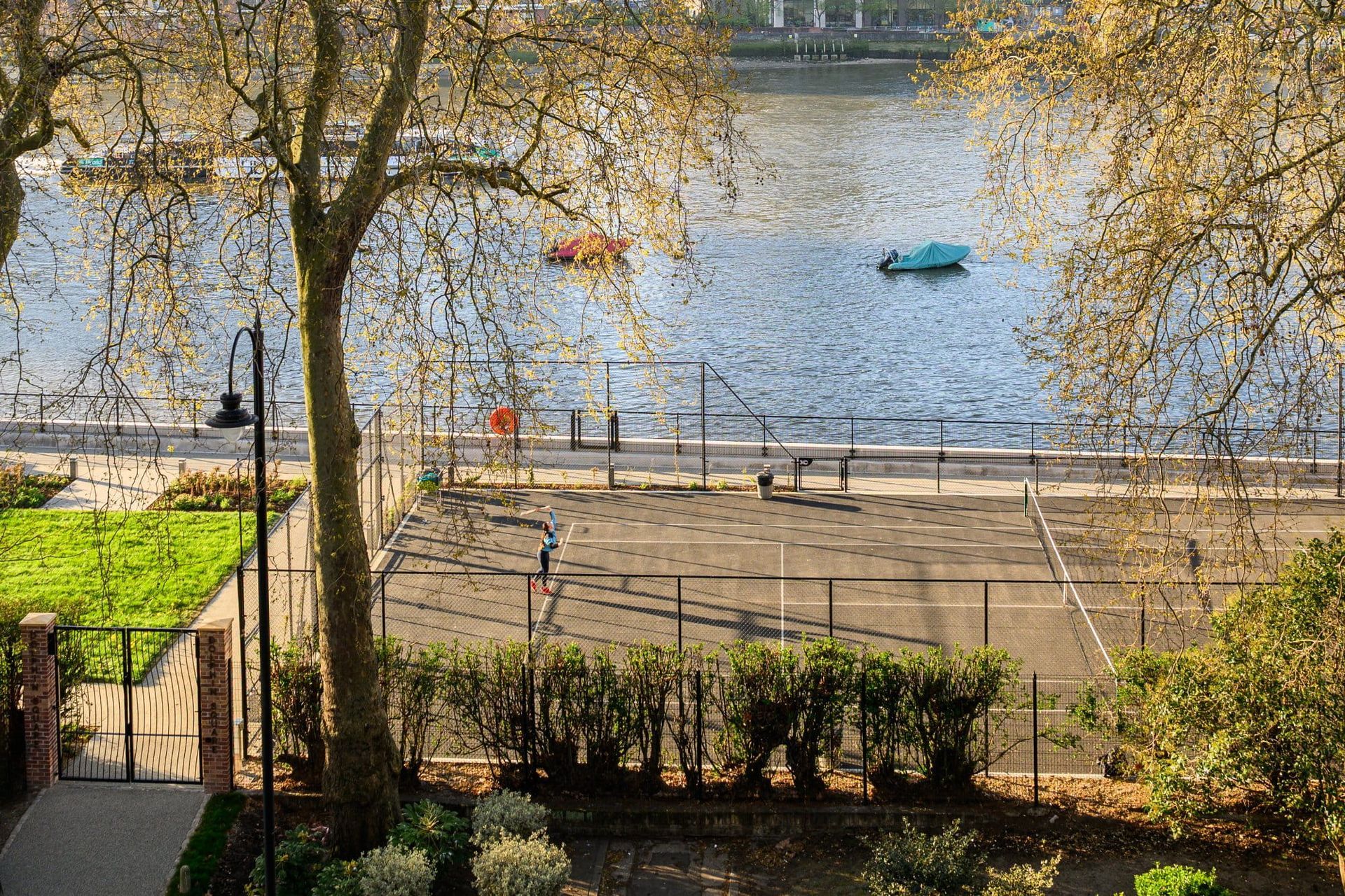 dolphin square resident perks - tennis court access