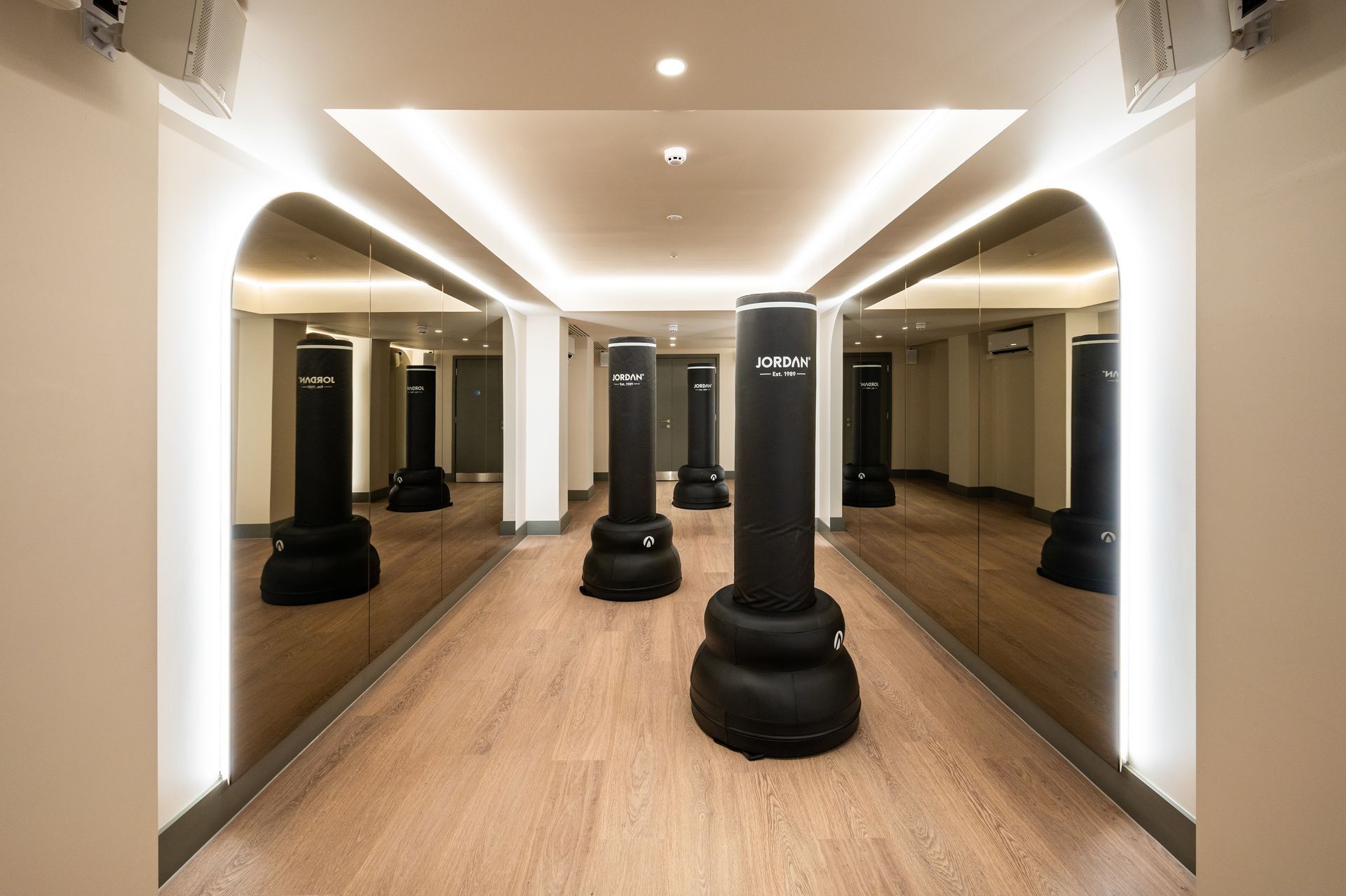 Boxing studio at Dolphin Square in London, UK.