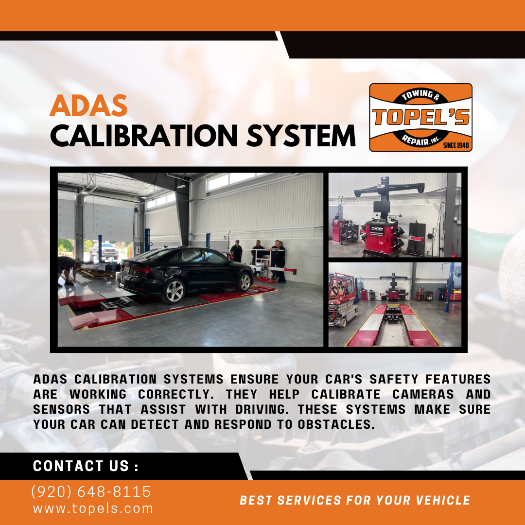 ADAS Calibration System Services in Lake Mills, WI - Topel's Towing & Repair, Inc.