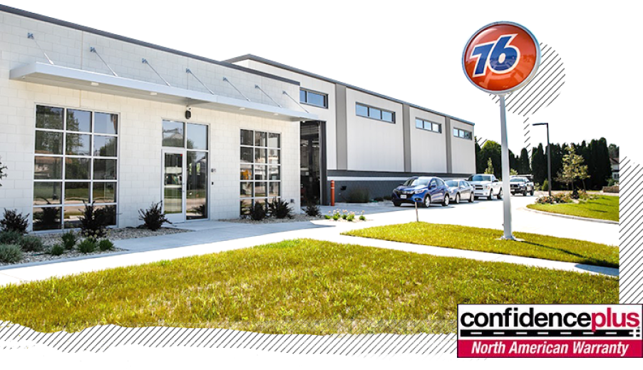 Shop Front with logo | Topel's Towing & Repair, Inc.