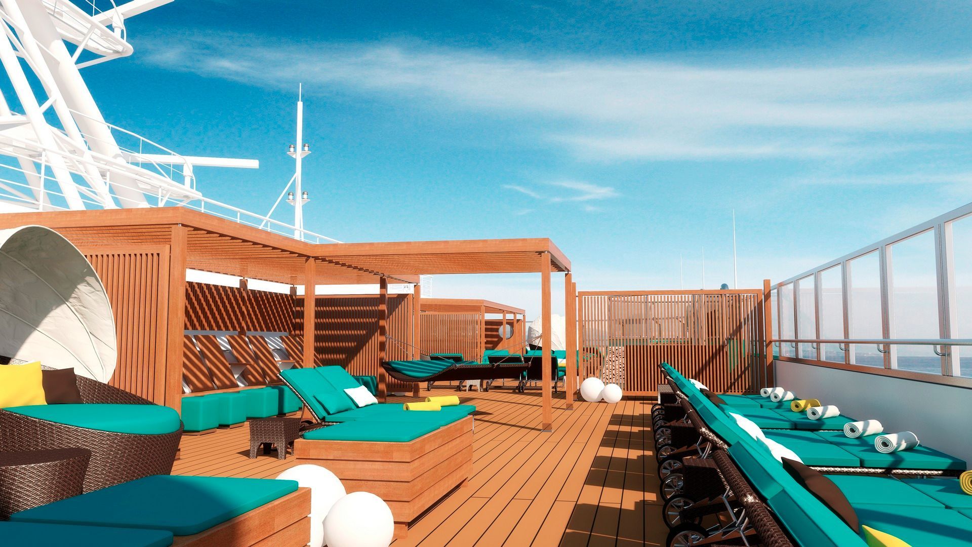 Adult only section of a Carnival cruise ship (AI generated image, but realistic).