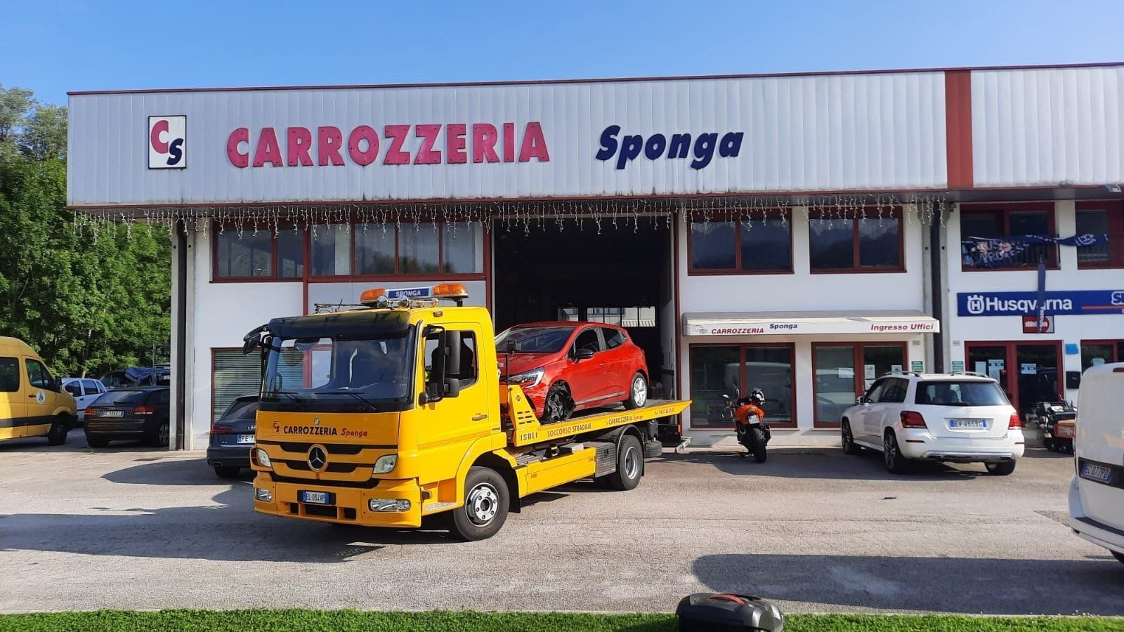mezzo di soccorso stradale della carrozzeria sponga