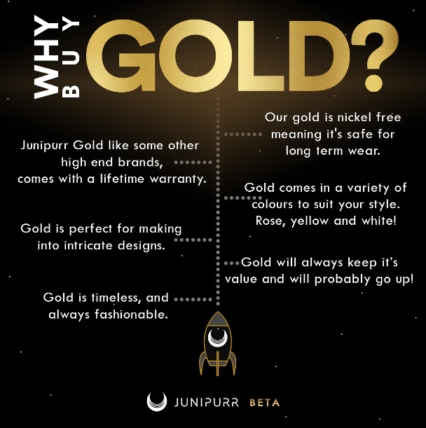 Why Gold and Titanium is the preferred Jewelry to buy?