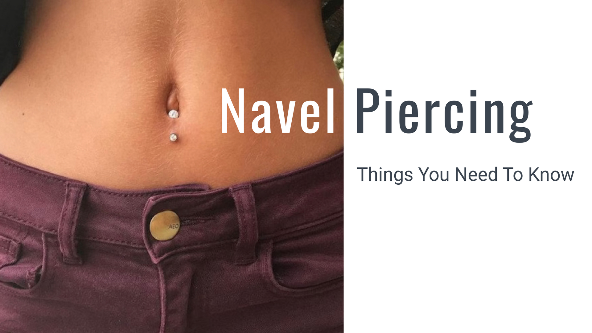 Navel Piercing- Belly Button Piercings 
