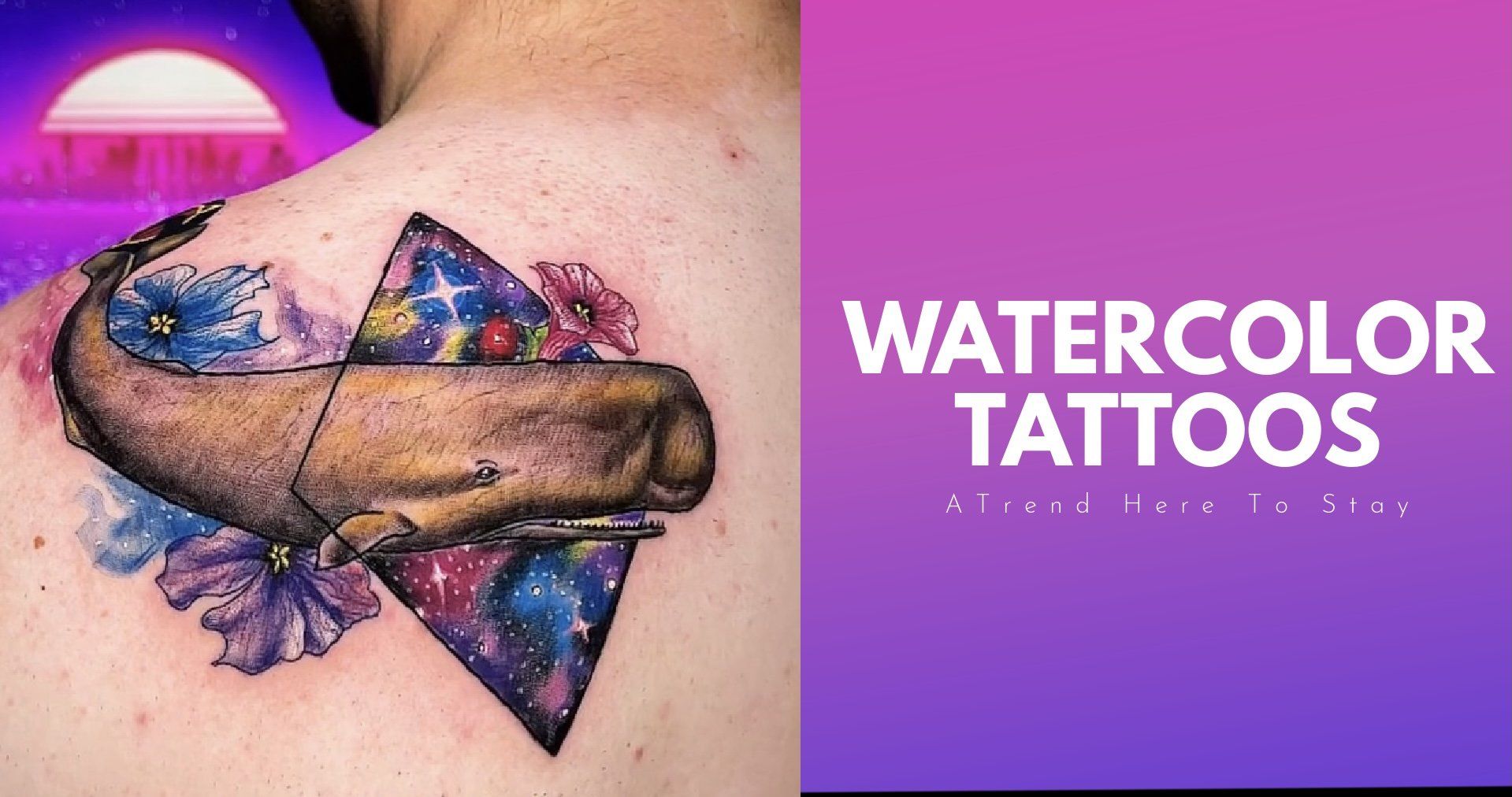 Sick watercolor dandelion tattoo! - YouTube