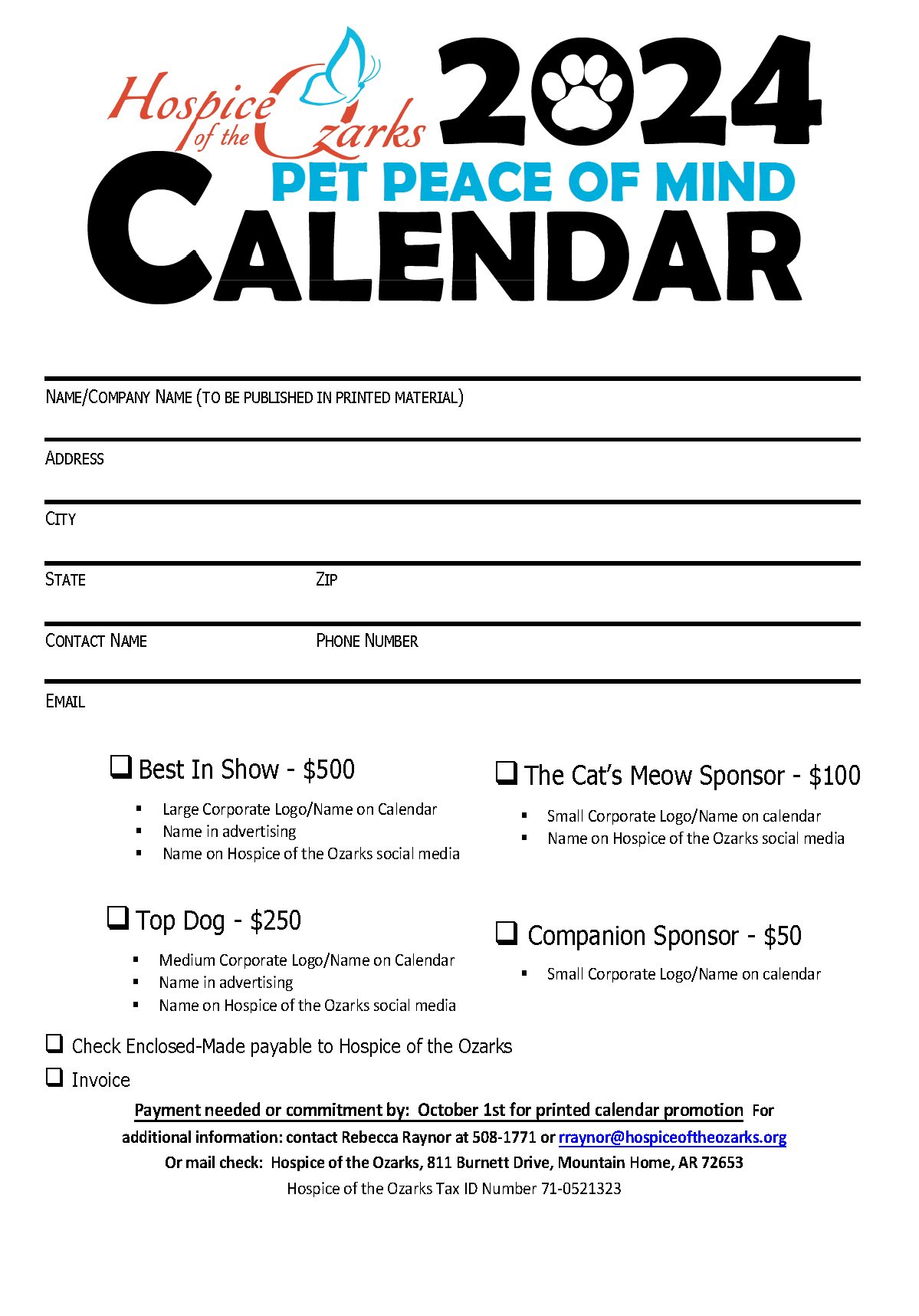 Pet Calendar