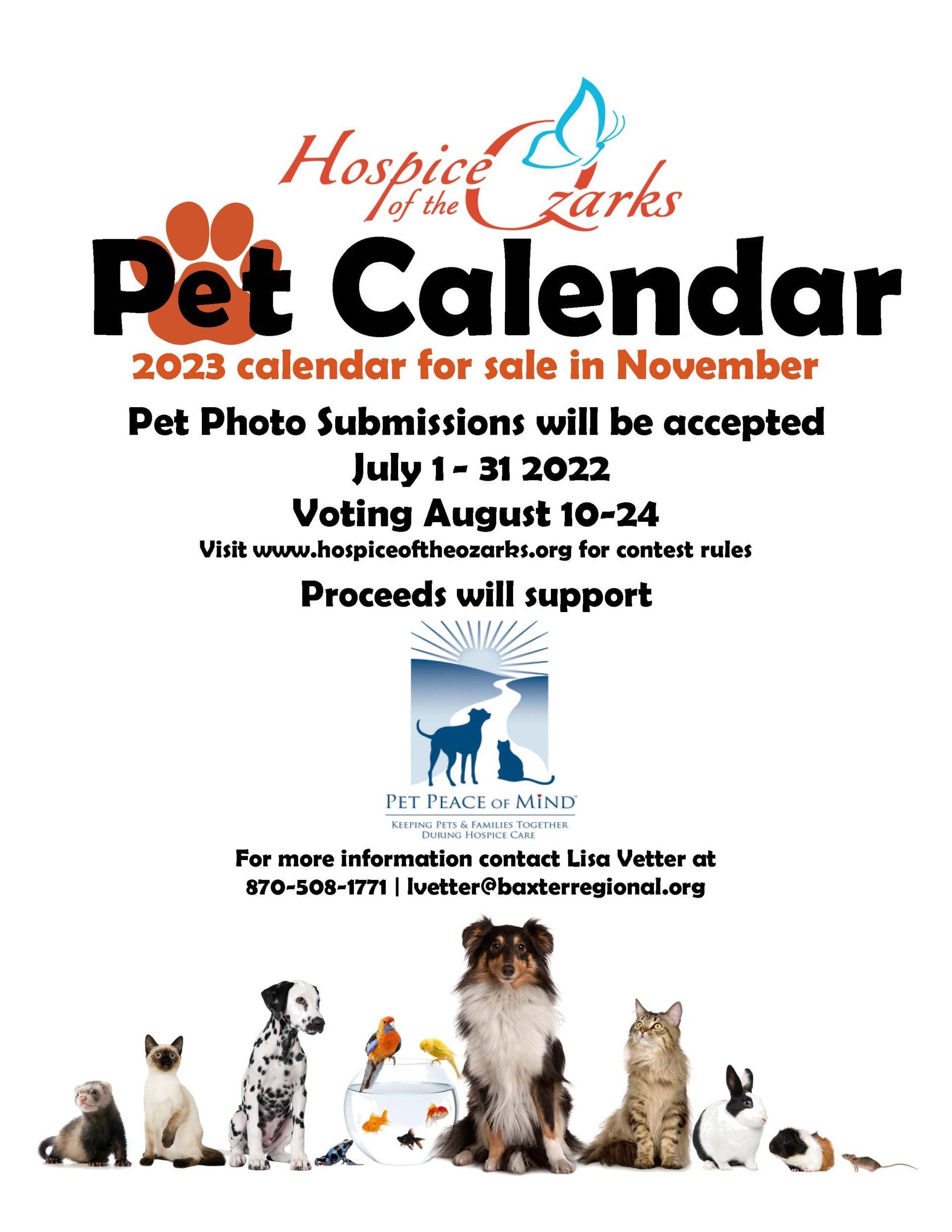 Pet Calendar