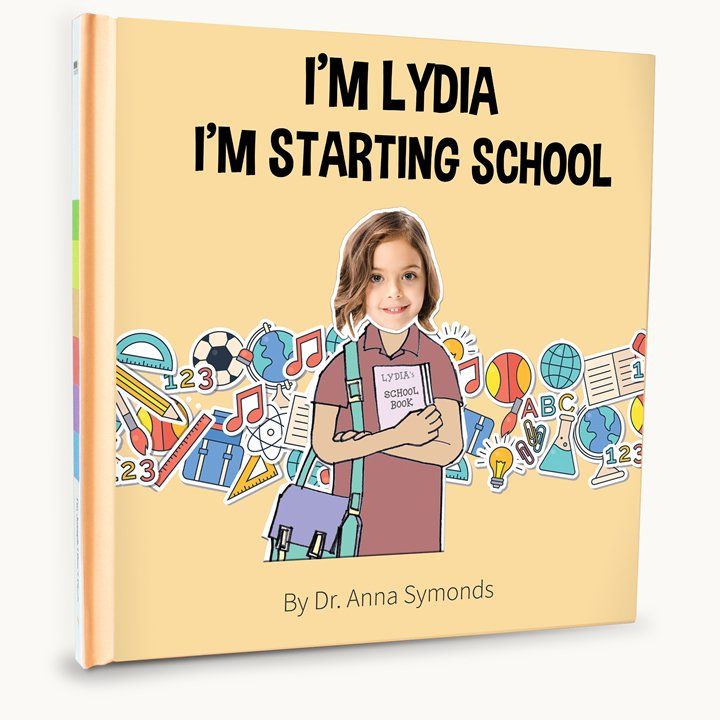 A book titled i 'm lydia i 'm starting school by dr. anna symonds