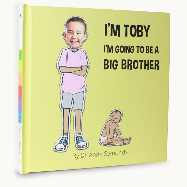 A book titled i 'm toby i 'm going to be a big brother