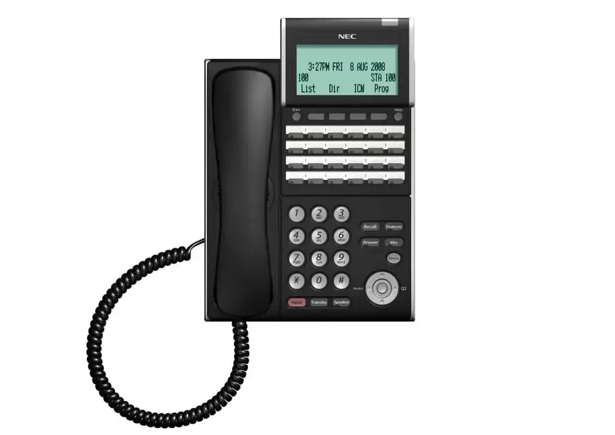 Black NEC Business Phone — Pacific Telephone & Data In Cardiff, NSW
