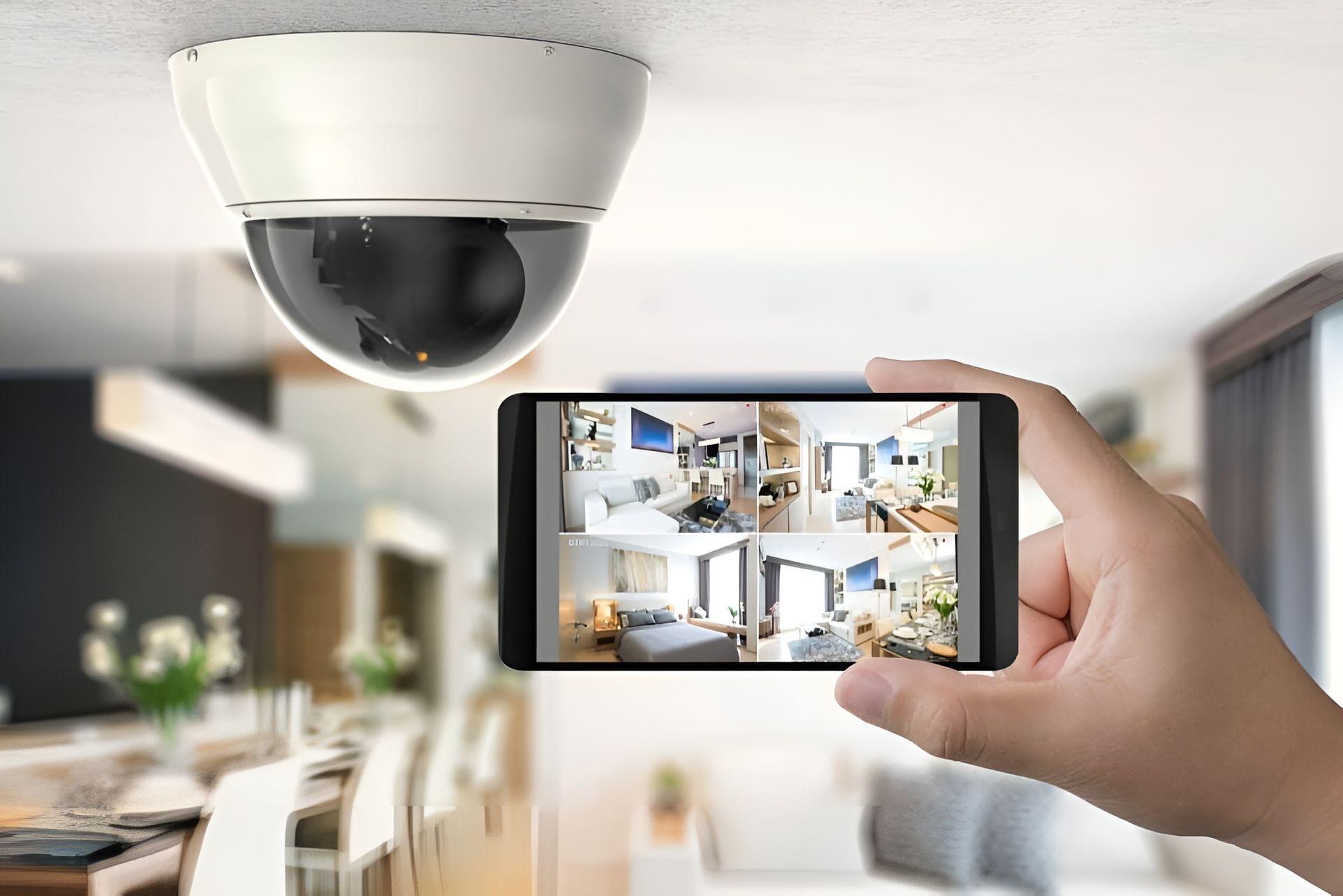 Security Camera in A Home — Pacific Telephone & Data In Cardiff, NSW