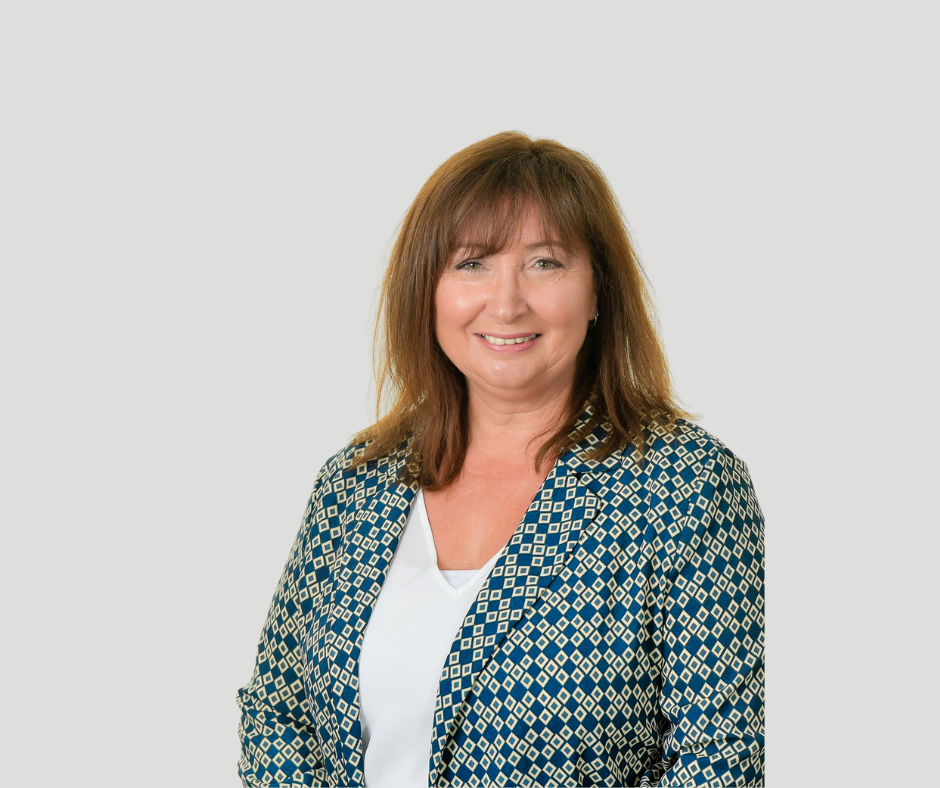 woman in check jacket