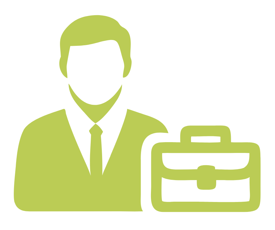 man and case graphic