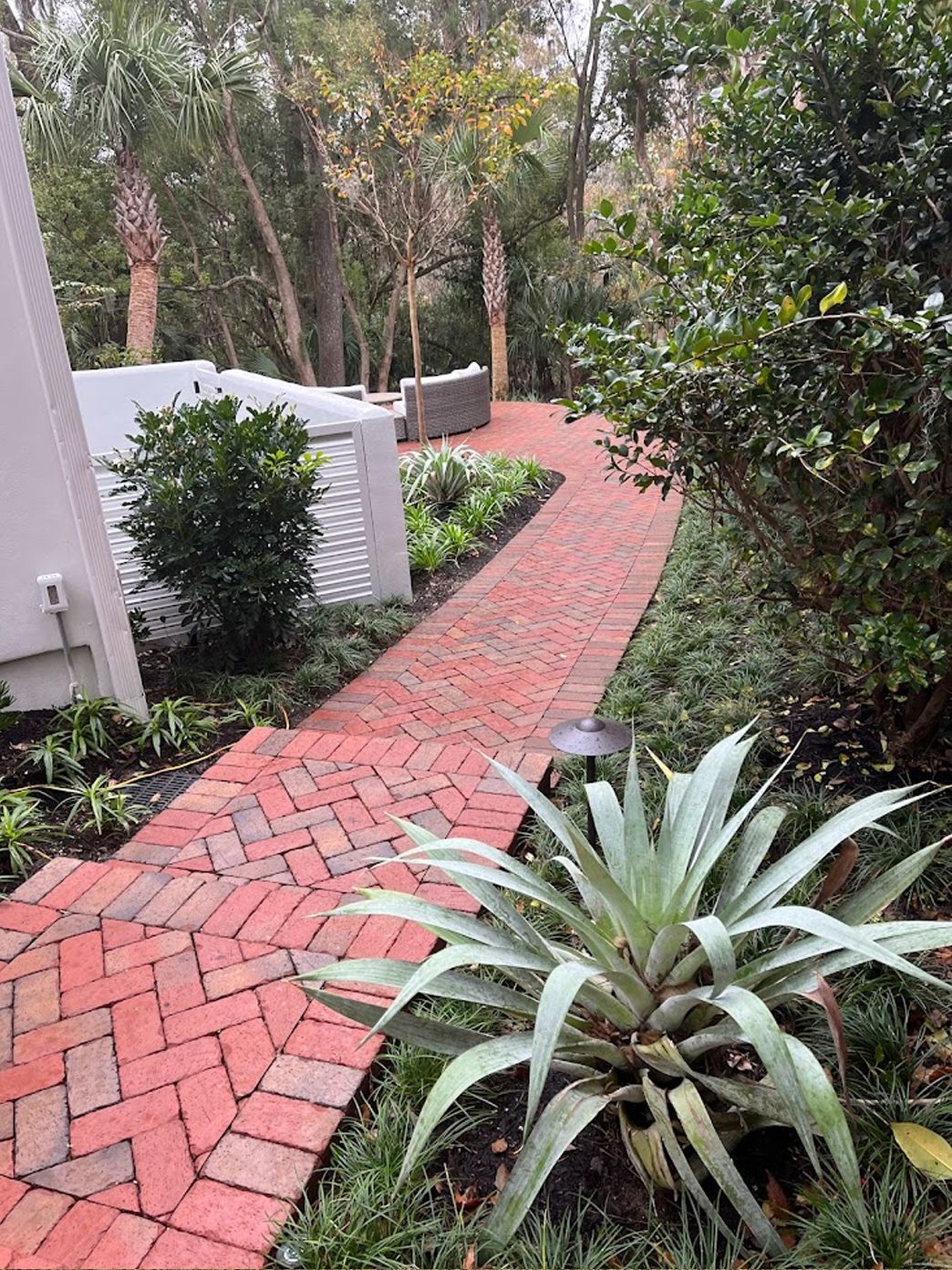 Patio Brick Design — St. Johns & Duval Counties, FL — Fisher Concrete Inc