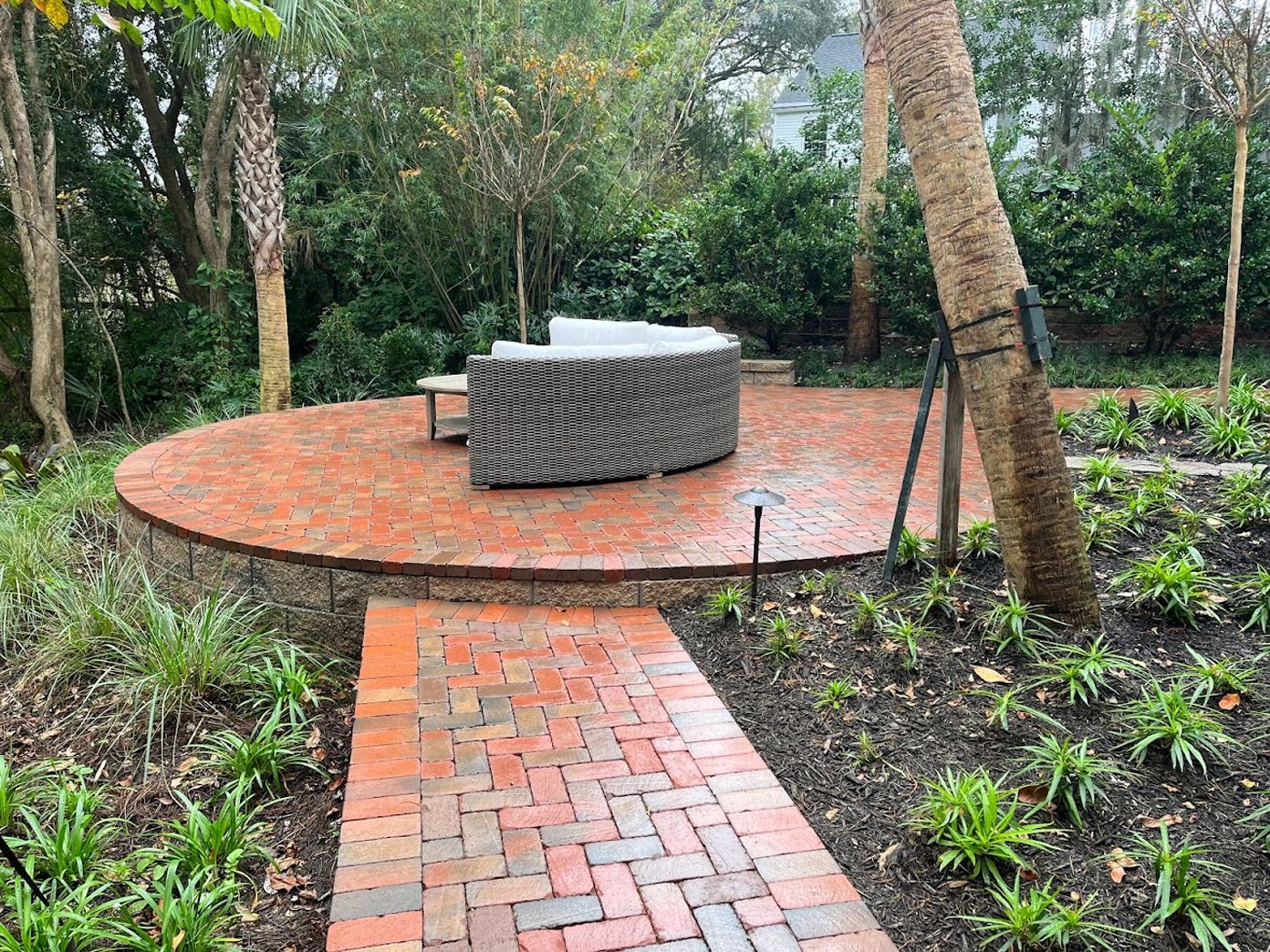 Brick Pathway — St. Johns & Duval Counties, FL — Fisher Concrete Inc